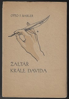 Milada Marešová (1901 - 1987) - podpis - Žaltář krále Davida / Otto František Babler ; ilustrace Milada Marešová