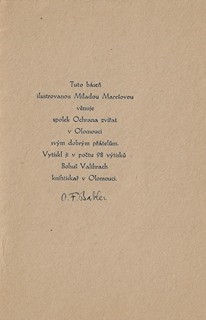 Milada Marešová (1901 - 1987) - podpis - Žaltář krále Davida / Otto František Babler ; ilustrace Milada Marešová