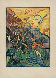Josef Váchal (1884 - 1969) - Ruce / Josef Váchal ; verše Otokar Březina