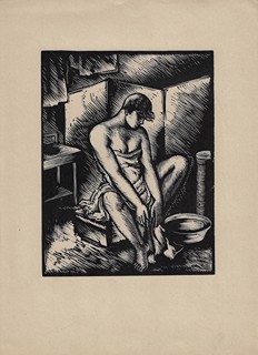 Josef Hodek (1888 - 1973) - Žena za plentou / Josef Hodek
