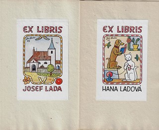 Josef Lada (1887 - 1957) - podpis - Knižní značky národního umělce Josefa Lady