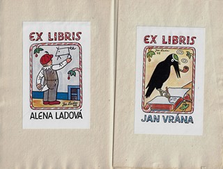 Josef Lada (1887 - 1957) - podpis - Knižní značky národního umělce Josefa Lady