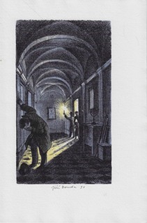 Jiří Bouda (1934 - 2015) - Kdo uchová město? / Adolf Branald ; litografie Jiří Bouda