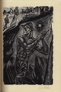 Jan Rajman (1892 - 1965) - podpis - Slezské písně / Petr Bezruč ; dřevoryty Karel Štěch ; vazba Jenda Rajman