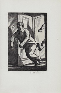 Pavel Šimon (1920 - 1958) - podpis - Je nás šest / Petr Bezruč ; lepty Pavel Šimon