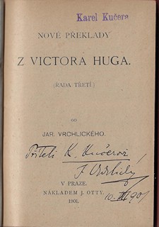 Jaroslav Vrchlický (1853 - 1912) - podpisy - Jaroslav Vrchlický