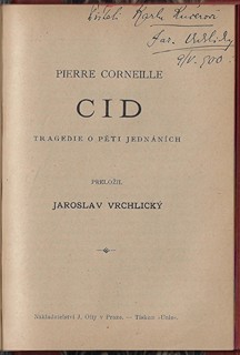 Jaroslav Vrchlický (1853 - 1912) - podpisy - František Herites a Jaroslav Vrchlický