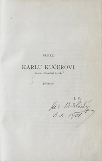 Jaroslav Vrchlický (1853 - 1912) - podpis - Cid / Jaroslav Vrchlický