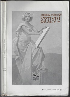 Jaroslav Vrchlický (1853 - 1912) - podpis - Votivní desky / Jaroslav Vrchlický