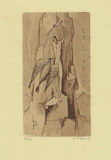 Josef Jíra (1929 - 2005) - 7 exlibris : XXVI. mezinárodní kongres exlibris FISAE Chrudim 1996