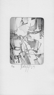 Miloslav Lhotský (1932) - Pět ex libris Miloslava Lhotského