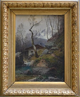 Adalbert Waagen (1833 - 1898) - Watzmann im Frühjahr / Adalbert Waagen