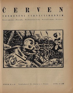 Václav Špála (1885 - 1946) - Červen. Ročník 1 (1918-1919) / přílohy Josef Čapek, Vlastislav Hofman, Pravoslav Kotík, Bohumil Kubišta, Václav Špála, Karel Teige, Alois Wachsman a Jan Zrzavý