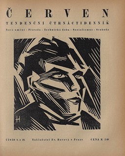 Václav Špála (1885 - 1946) - Červen. Ročník 1 (1918-1919) / přílohy Josef Čapek, Vlastislav Hofman, Pravoslav Kotík, Bohumil Kubišta, Václav Špála, Karel Teige, Alois Wachsman a Jan Zrzavý