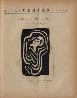 Václav Špála (1885 - 1946) - Červen. Ročník 1 (1918-1919) / přílohy Josef Čapek, Vlastislav Hofman, Pravoslav Kotík, Bohumil Kubišta, Václav Špála, Karel Teige, Alois Wachsman a Jan Zrzavý