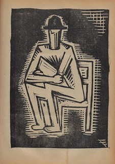Václav Špála (1885 - 1946) - Červen. Ročník II. (1919-1920) / linoleum Josef Čapek, Václav Špála, Vlastislav Hofman a J. Rykr