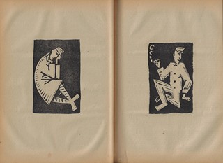 Václav Špála (1885 - 1946) - Červen. Ročník II. (1919-1920) / linoleum Josef Čapek, Václav Špála, Vlastislav Hofman a J. Rykr