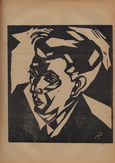 Václav Špála (1885 - 1946) - Červen. Ročník II. (1919-1920) / linoleum Josef Čapek, Václav Špála, Vlastislav Hofman a J. Rykr