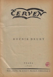 Václav Špála (1885 - 1946) - Červen. Ročník II. (1919-1920) / linoleum Josef Čapek, Václav Špála, Vlastislav Hofman a J. Rykr