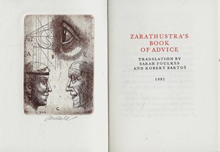 Jiří Anderle (1936) - Zaratrhustra's book of advice / lept Jiří Anderle