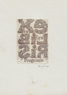 Jiří Sozanský (1946) - Ex libris Lyry Pragensis
