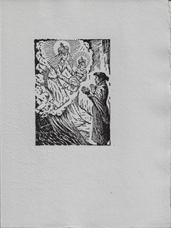 Jan Konůpek (1883 - 1950) - Charlotta se modlí k Panně Marii v noci štědrovečerní / Jehan Rictus ; ilustrace Jan Konůpek