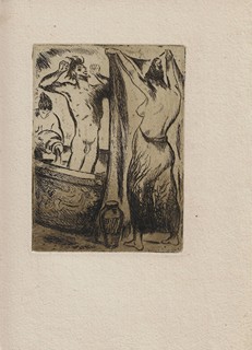 Jan Konůpek (1883 - 1950) - podpis - Příběhy Odysseovy / lepty Jan Konůpek ; písmo Oldřich Menhart