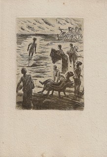 Jan Konůpek (1883 - 1950) - podpis - Příběhy Odysseovy / lepty Jan Konůpek ; písmo Oldřich Menhart