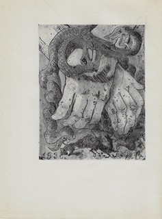 Emil Filla (1882 - 1953) - podpis - Torso naděje / František Halas ; lepty Emil Filla