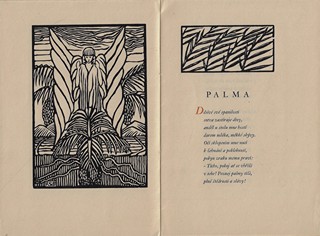 Bohuslav Reynek (1892 - 1971) - Palma / Paul Valéry ; překlad Bohuslav Reynek