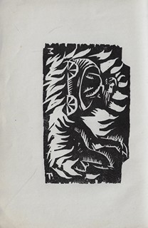 Bohuslav Reynek (1892 - 1971) - podpis - Poesie. Sešit první / linoryt Bohuslav Reynek