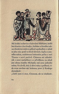 Josef Florian (1873 - 1941) - podpis - Legenda o Cidu Campeadorovi / Alexandre Arnoux ; přeložil Josef Florian
