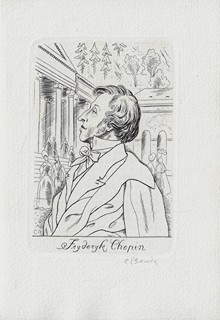 Cyril Bouda (1901 - 1984) - Chopin / Jarosław Iwaszkiewicz ; mědirytiny Cyril Bouda