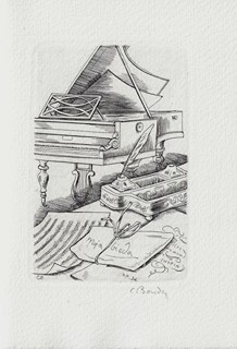 Cyril Bouda (1901 - 1984) - Chopin / Jarosław Iwaszkiewicz ; mědirytiny Cyril Bouda