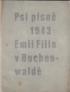 Emil Filla (1882 - 1953) - podpis - Psí písně v Buchenwaldě 1943 / Emil Filla