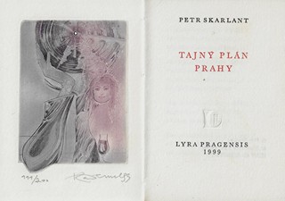 Karel Demel (1942 - 2024) - Tajný plán Prahy / Petr Skarlant ; grafika Karel Demel