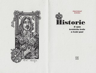 Zdeněk Mézl (1934 - 2016) - Historie O synu švédského krále a české paní / Pravoslav Kneidl ; dřevoryty Zdeněk Mézl