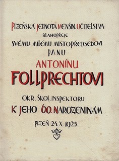 Josef Hodek (1888 - 1973) - Plzeňská jednota menšin. učitelstva / ilustrace Josef Hodek
