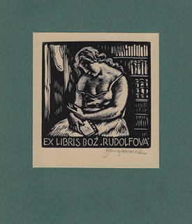 Josef Hodek (1888 - 1973) - Ex libris Josefa Hodka