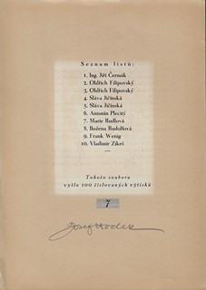 Josef Hodek (1888 - 1973) - Ex libris Josefa Hodka