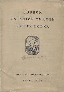 Josef Hodek (1888 - 1973) - Soubor knižních značek Josefa Hodka