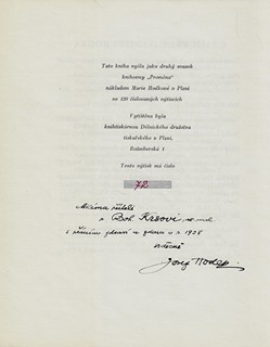 Josef Hodek (1888 - 1973) - podpis - Pohádka o zázračném dítěti / A.C. Nor ; dřevoryty Josef Hodek