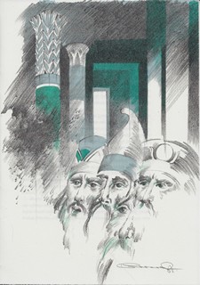 Jan Kristofori (1931 - 2004) - Sethos / Jean Terrasson ; litografie Jan Kristofori
