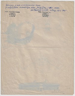 Josef Šíma (1891 - 1971) - Architektonická studie / Josef Šíma
