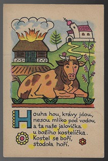 Josef Lada (1887 - 1957) - Velikonoční dopisnice mistra J. Lady