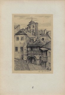 Eduard Hnilička (1887 - 1967) - Staropražské dvorky. I / Eduard Hnilička
