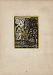 Eduard Hnilička (1887 - 1967) - Staropražské dvorky. II / Eduard Hnilička