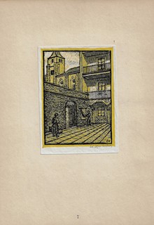Eduard Hnilička (1887 - 1967) - Staropražské dvorky. II / Eduard Hnilička