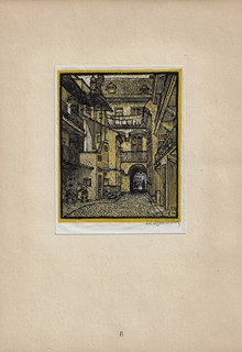 Eduard Hnilička (1887 - 1967) - Staropražské dvorky. II / Eduard Hnilička