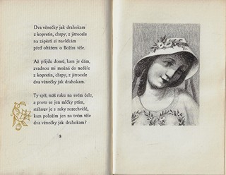 Jaroslav Seifert (1901 - 1986) - podpis - Prsten Třeboňské madoně / Jaroslav Seifert